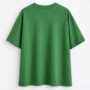 เสื้อยืดพรีเมียมโอเวอร์ไซส์ ผ้าฝ้าย 100% เนื้อหนา สไตล์สตรีทแวร์ รับผลิตเสื้อยืดแบบ Private Label OEM ODM ขายส่งจากโรงงาน - Product Image 2