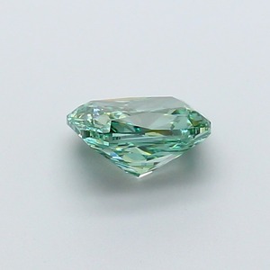 Diamant de laboratoire CVD de 1,51 ct, taille coussin modifiée, vert vif fantaisie, clarté VVS2, excellente taille, pierre libre pour bagues de fiançailles spectaculaires - Product Image 6