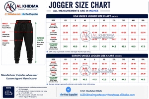 Pantalon de jogging unisexe en molleton de coton léger avec cordon de serrage, personnalisable avec logo, brossé, pour hommes – Vente en gros - Product Image 6