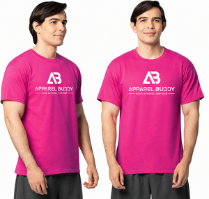 เสื้อยืดแขนสั้นผู้ชายแบรนด์ AMY ผ้าฝ้าย 100% ทรงปกติ รับสกรีนโลโก้ ขายส่ง - Product Image 1