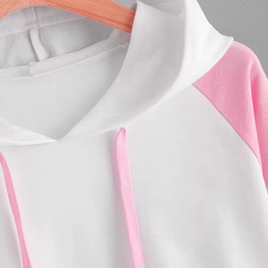 2026 Wholesale Women's Printed Crop <b>Top</b> Hoodie <b>Winter</b>/Spring Eco-Friendly Custom Logo Pullover Women's Crop <b>Top</b> Hoodies - Product Image 3