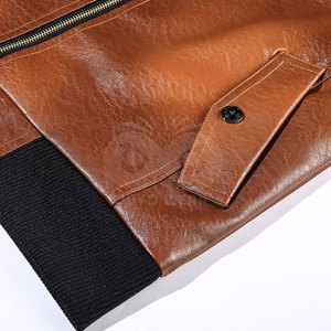Latest Style Wholesale Windproof <b>Men</b> Leather <b>Jacket</b> Best Selling Waterproof <b>Men</b> Winter <b>Jacket</b> For Online <b>Sale</b> - Product Image 6