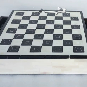 ILAHI's Eco-Friendly Rustic Polished Rectangle <b>Chess</b> <b>Board</b> Game 100% Handmade Pure Wood Animal/Love Style Customized Size <b>Chess</b> - Product Image 1