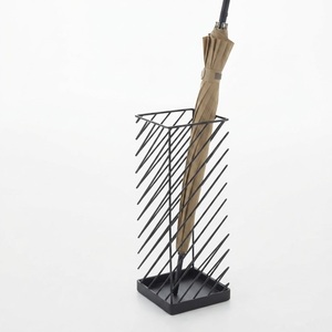 Minimalist Metal Umbrella Stand With Removable Drip <b>Tray</b> Heavy Duty Iron Umbrella Holder Rack For Entryway Hotel Lobby Decor - Product Image 4