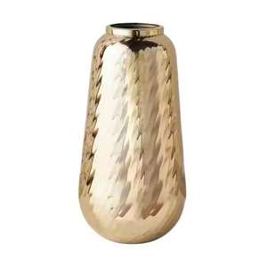 Florero Decorativo de Metal para Diseño de Interiores, Adorno para Mesa, Estante y Esquina - Product Image 1