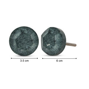 Pomo Redondo de Mármol Verde Hecho a Mano por Shubham, Pomo Moderno para Gabinete, Herraje Decorativo, Herraje para Muebles, Tiradores para Gabinetes - Product Image 4