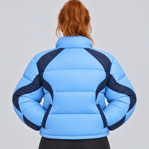 New <b>Women</b> Puffer Jacket Warm <b>Lightweight</b> Quilted Winter <b>Coat</b> Custom Logo Full Zipper Casual Wear Puffer Jacket for <b>Women</b> - Product Image 5