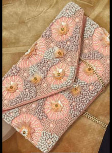 Sac à bandoulière en coton bohème pour femmes, sac à main de soirée perlé de style indien, sac fourre-tout afghan, sac à bandoulière en gros - Product Image 5