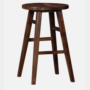 Harrington PU <b>Leather</b> Tall Bar <b>Stool</b> Metal Base Adjustable Height Contemporary Design-Kitchen Counter Height Commercial - Product Image 1