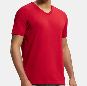Camiseta Básica de Algodón Premium para Hombre, Corte Regular, Ligera, Manga Corta, Lisa, Informal, para Moda Urbana, OEM, ODM, Personalizada - Product Image 3