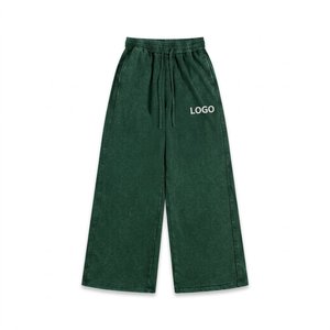 Herren 320 GSM 100% Baumwolle Vintage-Waschung Übergroße Jogginghose mit Skizzen-Grafik Streetwear Mode-Hose - Product Image 3
