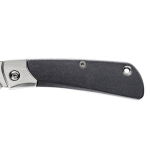 Couteaux de poche pliants noirs et argentés avec lame tranchante en acier inoxydable, manche ergonomique fin, outil utilitaire compact EDC pour l'extérieur - Product Image 4
