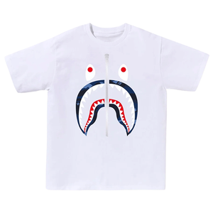 เสื้อยืด Bape ขายดี สไตล์ลำลอง สปอร์ต ทรงโอเวอร์ไซส์ ใส่สบาย ผ้าเจอร์ซีย์คอตตอน 100% แขนสั้น พิมพ์ลาย ระบายอากาศได้ดี - Product Image 6