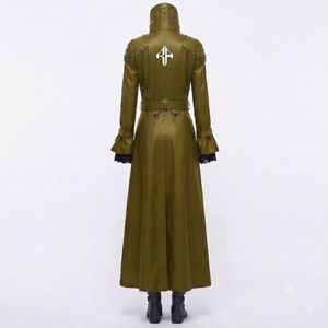 Nouvelle Tendance : Manteau Gothique Anti-rides en Cuir Véritable pour Femme à Manches Longues et Col Montant par RIVIAN ATLANTIC - Product Image 3