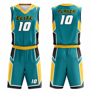 Ensemble Maillot et Short de Basketball Personnalisé Sublimé Réversible 2026 – Qualité Supérieure Unisexe Séchage Rapide Respirant 100% - Product Image 2