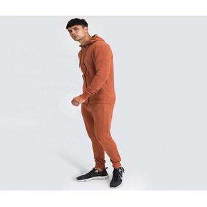 Survêtement de Fitness à capuche pour hommes, vêtements d'entraînement, de couleur Pure, bon marché, tendance, vente en gros, 2020 - Product Image 5