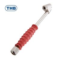 THB BALL FOOT Pneumatic Aluminium Tire Inflator Chuck Silver and Accessories Mechanical Tested for Lexus Garage Repair 2010-2022