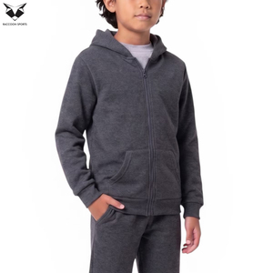 Ensemble de survêtement pour enfants de haute performance et de qualité supérieure, en molleton doux et coton, sweat-shirt chaud pour garçons, pantalon de jogging - Product Image 2