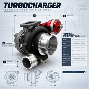 Nuevo Turbocompresor Híbrido RY TURBO 53/45 T25 con Rodamientos de Bolas, Refrigerado por Aceite, 260-340 BHP para Piezas de Alto Rendimiento, Venta al Por Mayor - Product Image 1