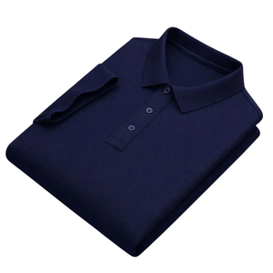 Camisetas Polo Casuales para Hombre, Venta Caliente, Logotipo Personalizado, Color Sólido, Transpirables, MOQ Bajo, Fabricante OEM - Product Image 5