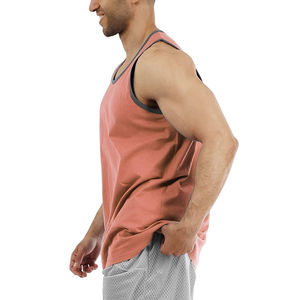 Débardeurs de sport respirants pour hommes, vêtements de sport de gym, chemises sans manches, gilets athlétiques, logo et design personnalisés, débardeur à séchage rapide - Product Image 3