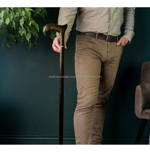 Standard International <b>Wooden</b> Walking <b>Stick</b> Sturdy 105cm Oak Cane 2cm Diameter - Product Image 2