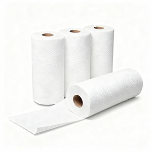 Rouleaux de papier absorbant écologiques à texture douce pour la cuisine quotidienne et le nettoyage, adaptés aux foyers et aux restaurants - Product Image 1