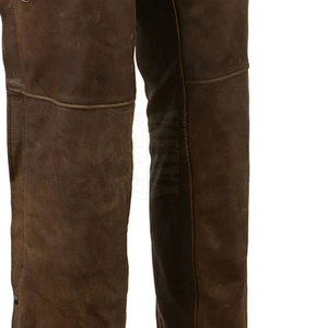 Pantalones de cuero hechos a medida, resistentes y cómodos, estilo western para uso en exteriores. - Product Image 5
