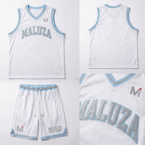 Tenue de basket-ball streetball, maillot et short en mesh respirant, vêtements de sport, équipement d'entraînement d'équipe MALUZA INDUSTRIES - Product Image 6