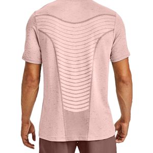 Camiseta Deportiva de Manga Corta para Hombre, Color Verde Claro, con Espalda de Malla, Absorbe la Humedad, Cuello Redondo, Transpirable, de Secado Rápido, Color Sólido, para Verano - Product Image 6