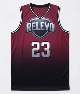 Camiseta de Baloncesto Reversible Relevo 23 Unisex para Adultos, Logotipo Sublimado en la Parte Delantera, Primavera, Otoño, Verano, Alta Calidad - Product Image 6