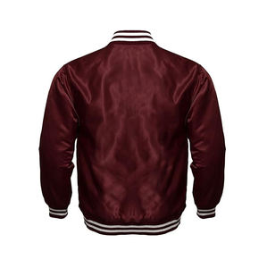 Veste à capuche de baseball unisexe personnalisée en toile 100 % laine, imperméable et respirante, épaisse, pour l'hiver, style streetwear - Product Image 3