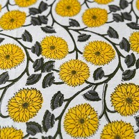 Nappe de table en coton faite à la main à motif floral de Noël, de haute qualité, écologique, finition lisse, taille personnalisable