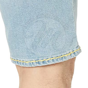 Shorts en jean de couleur personnalisée fabriqués au Pakistan à prix avantageux, shorts en jean de haute qualité et confortables pour hommes - Product Image 6