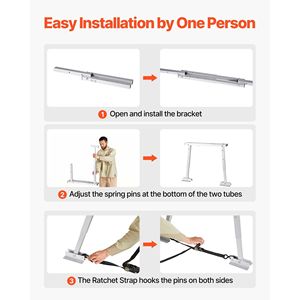 Stabilizzatore Universale Compatto per Camper, Facile da Riporre, per Rimorchi a Quinta Ruota, Camper, Accessori Esterni per RV, Design Pieghevole Compatto - Product Image 4