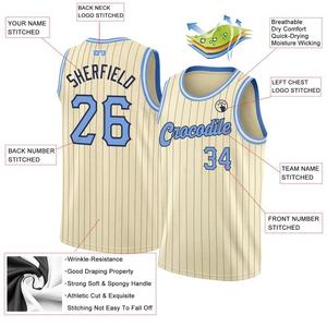 Uniformes de Baloncesto Personalizados para Equipos, Diseño de Impresión por Sublimación, Jersey de Baloncesto Deportivo Holgado - Product Image 5