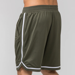 Factory Price Custom Brand Men's Basketball Shorts Reversible Double <b>Layer</b> Mesh Team Uniforms Printing Sports Wear Shorts - Product Image 5