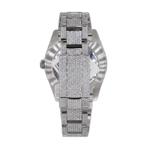Montres RUDRA JEWELS, montres de luxe en acier inoxydable, mouvement automatique mécanique japonais, 12 sport, élégantes, boîtier carré en moissanite - Product Image 4