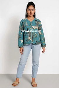 เสื้อแจ็คเก็ตฤดูหนาวลายพิมพ์สัตว์คุณภาพสูง แขนยาว ระบายอากาศได้ดี เป็นมิตรกับสิ่งแวดล้อม ราคาโรงงาน - Product Image 6