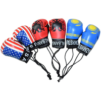 Gants de boxe miniatures personnalisables 2026, légers, respirants, à séchage rapide, en cuir, unisexe, avec fermeture auto-agrippante