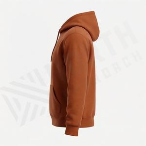 Sudadera con Capucha Moderna para Hombre con Tu Logotipo, Sudadera con Capucha de Algodón Mezclado de Estilo Básico y Elegante con Estilo Personalizado - Product Image 3