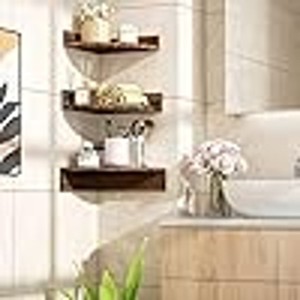 <b>Rustic</b> Sheesham Wood Corner <b>Shelf</b> - Wholesale B2B Pricing - Product Image 3