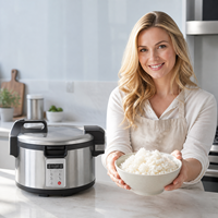 Olla Arrocera Eléctrica Comercial Rinnai IH en Oferta, Vaporera para Arroz, Arrocera para Restaurantes, Hoteles, Cantinas y Servicios de Catering