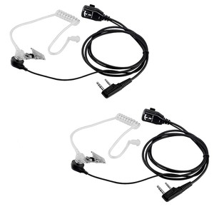 Auriculares Invisibles para Conserjería de Hotel, Paquete de 2, Auriculares Kenwood de 2 Pines con Micrófono de Conversación por Presión - Product Image 2