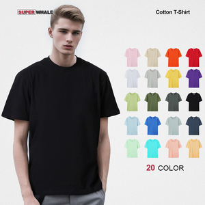 T-shirt en tricot à col rond et manches courtes pour homme, couleur unie, coupe décontractée, style uni teint - Product Image 1