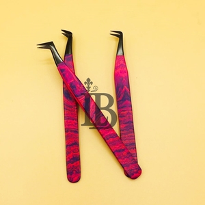 Nouvel Arrivage Extensions de Cils en Papier Recyclé Couleur Ombrée, Pinces à Cils Noires à Pointe Plasma, Cils en Vison - Product Image 2