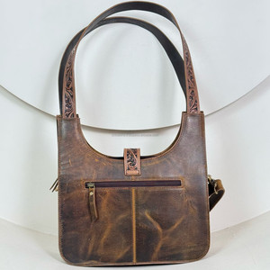 Nouveauté, design tendance, sacs besace 2 en 1 en cuir de vachette véritable usiné à la main, sacs à bandoulière besace décontractés pour femmes - Product Image 5