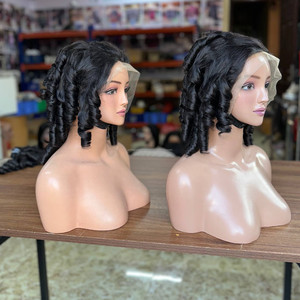 Perruques en cheveux humains vietnamiens bouclés et rebondissants, perruques Lace Front en cheveux humains vierges, sans colle, avec dentelle HD transparente, qualité supérieure - Product Image 3