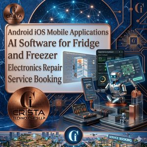 Software de IA para aplicaciones móviles Android e iOS, para la reserva de servicios de reparación de electrónica de refrigeradores y congeladores, software de IA ERP CRM - Product Image 1
