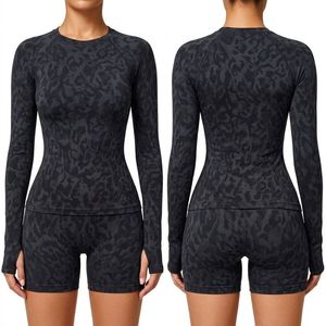 Hot Sale Soft Touch Microfiber Running Shirts Slate Blue Round Neck Long Sleeve Four Way Stretch Breathable <b>Tops</b> - Product Image 5